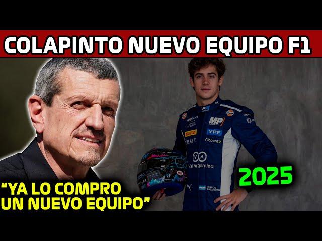 ULTIMA HORA!! EQUIPO de FORMULA 1 COMPRA a COLAPINTO!! guenther steiner NOTICIAS F1 2024