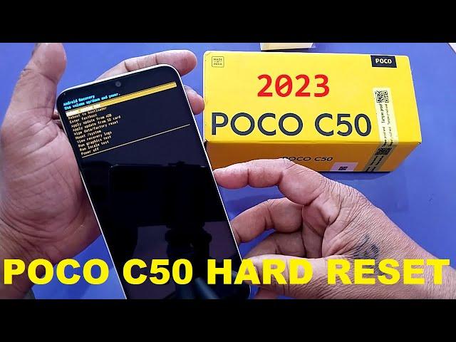 How To Hard Reset Poco C50 ! Without Pc !