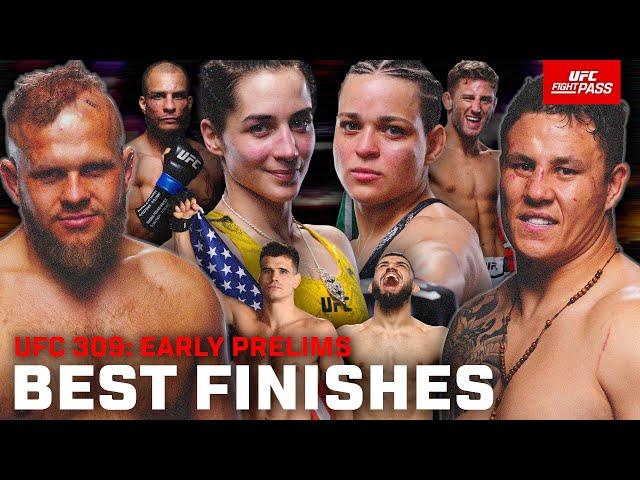 UFC 309 Early Prelims: Best Finishes