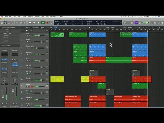 Arranging and Producing Live Streaming in Logic Pro X | Live Music Production in Logic Pro X