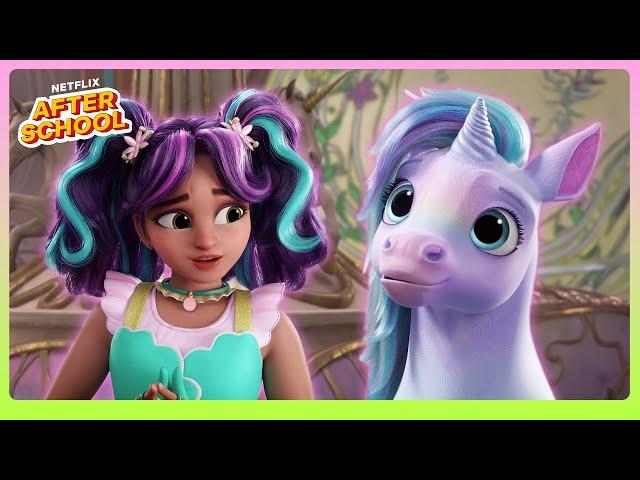 Ava Sneaks a Baby Unicorn into School!  Unicorn Academy | Netflix After School