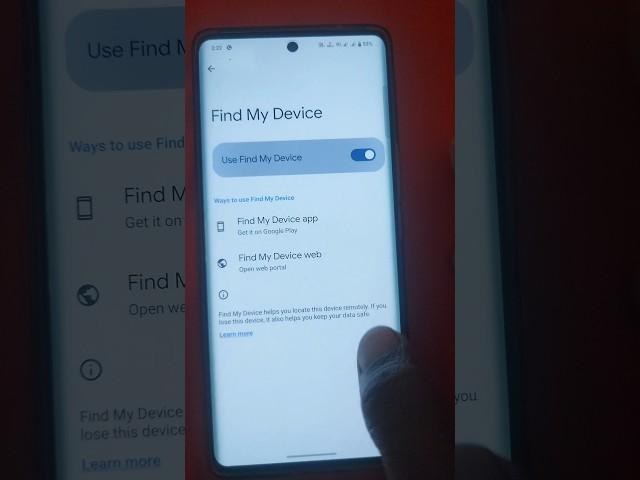 find my device turn on/off// how to turn on/off find my device #shorts #tech #vivo