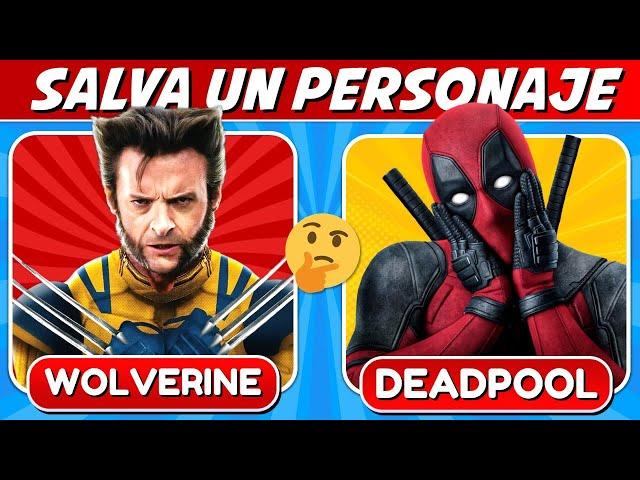 SALVA A UN PERSONAJE DE "MARVEL" | ¿Qué prefieres? | Reto/Quiz