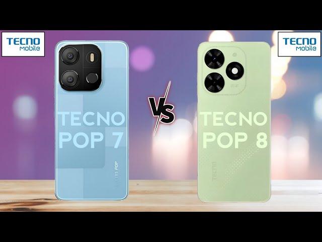 Tecno Pop 7 Vs Tecno Pop 8