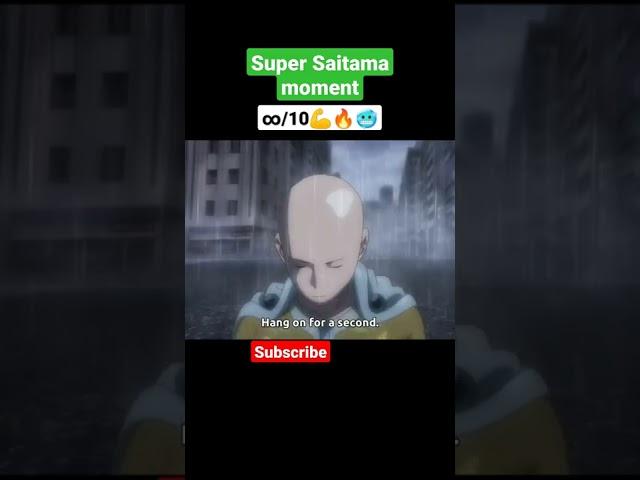 super saitama badass anime moment|| goosebump moment #saitama #anime  #badass