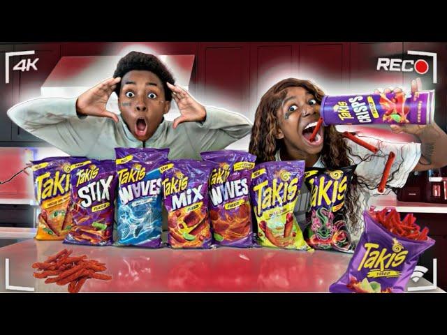TRYING VIRAL TAKIS  POPCORN & MORE