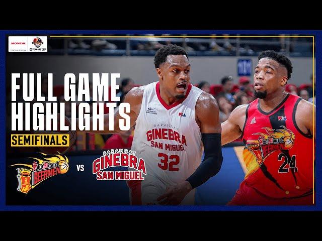 SAN MIGUEL vs. GINEBRA | FULL GAME 1 SEMIS HIGHLIGHTS | PBA SEASON 49 GOVERNORS' CUP | OCT. 9, 2024