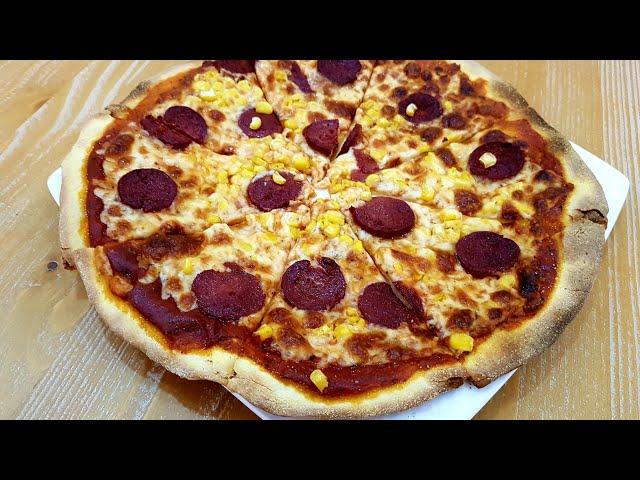 İtalyan Pizza Tarifi (Çok Amaçlı İnce Hamur) ▪︎Italian Pizza Recipe▪︎ #italianpizza