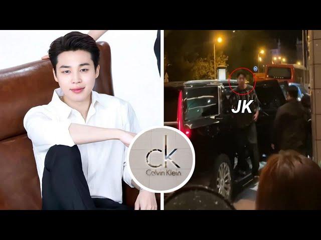 Calvin Klein makes a surprise appearance when Jungkook arrives unexpectedly... Jimin's reaction?