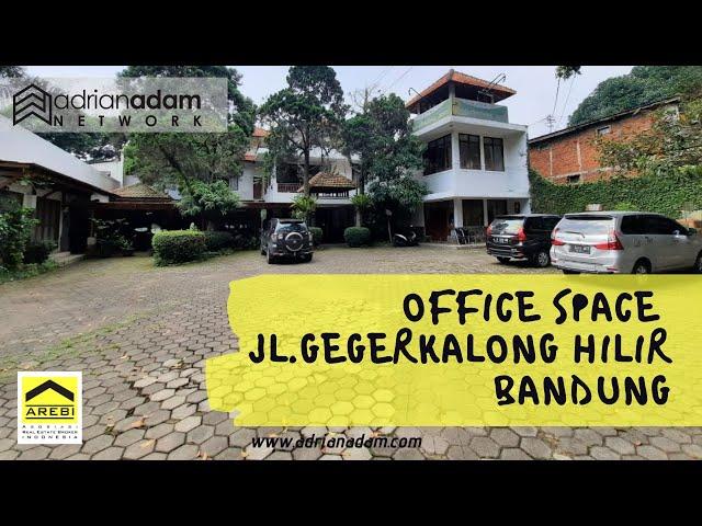 #HOUSETOUR office space jalan gegerkalong hilir Bandung | Adrian Adam Property Network