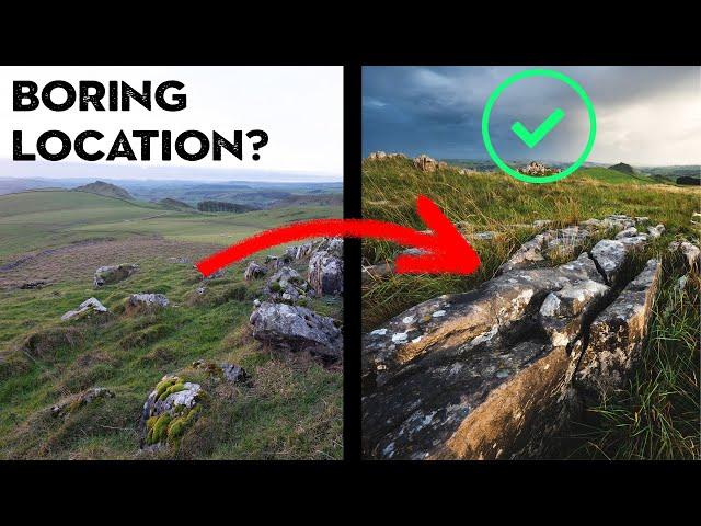 Boring Location? Don't make this photography mistake!