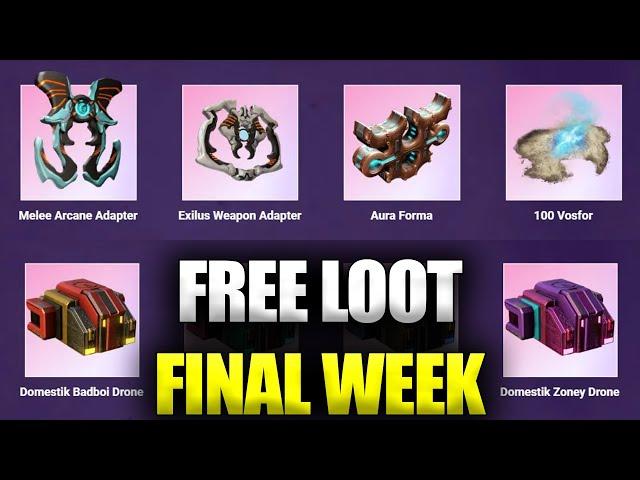 Free Domestik Drones And Warframe Grab Bags! Final Warframe QTCC Twitch Drops!