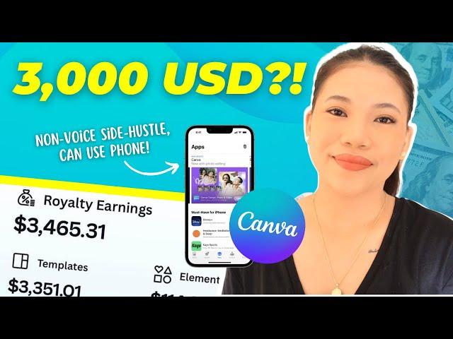 EARN 3000 USD?! FIVE WAYS TO EARN MONEY WITH CANVA #teachermarie #earnmoneyonline