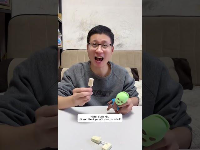 Kẹo Mút Ngoài Hành Tinh Làm Từ Đầu Xanh Lá?? 