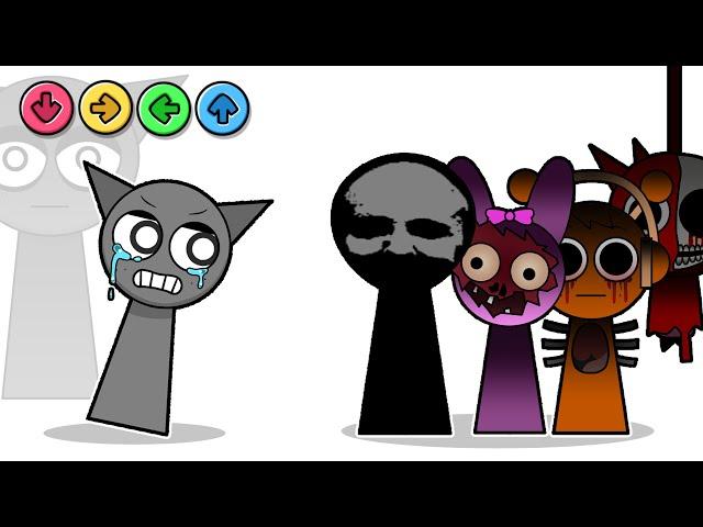 Incredibox Sprunki - horror version Sprunki VS Gray Sad Story | Incredibox Animation | Awesome toon