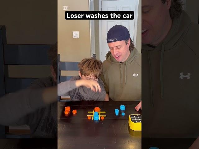 Father son game #family #competition #familyfun #fatherson #boardgame