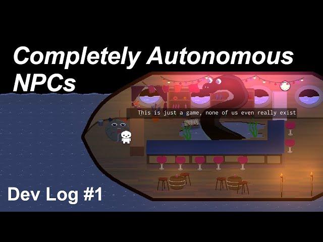 Creating NPCs That Make Their Own Decisions (GOAP) - DevLog #1 || ./ThisIsTheGame