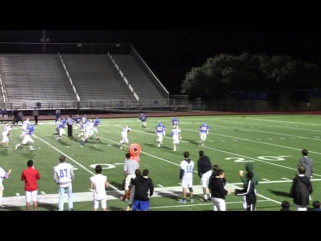 Will Chaney Alamo Heights Freshman QB against Buda Hays