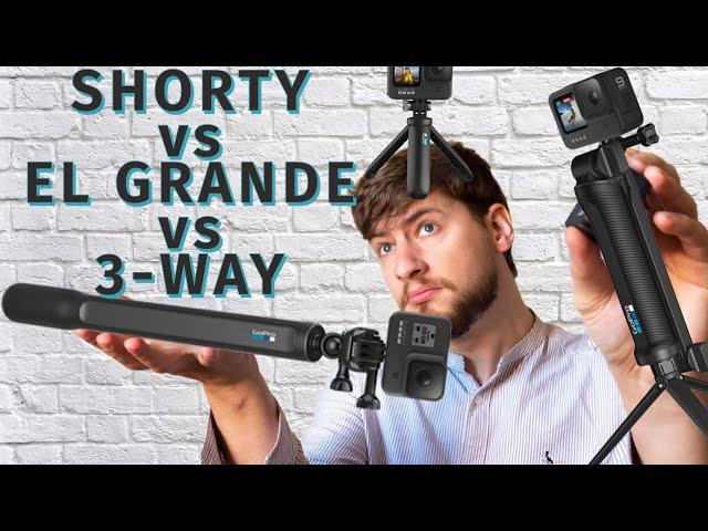 GoPro Shorty vs El Grande vs 3-Way | Best GoPro Accessories