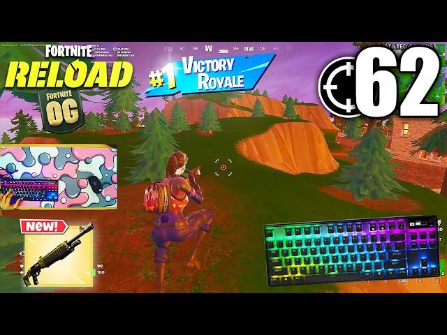 Apex Pro TKL ASMR  62 Kills Solo vs Squads  Satisfying Keyboard OG Fortnite Reload 540 FPS 4K