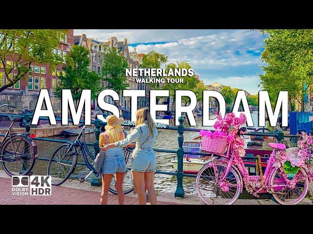 Amsterdam, Netherlands 4K Walking Tour | Serene Stroll Through the Heart of the Netherlands