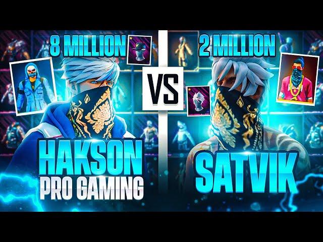 SATVIK VS HAKSON PRO GAMING  COLLECTION VERSES OF THE YEAR - GARENA FREE FIRE || HAKSON OFFICIAL ||