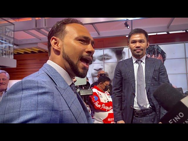 THURMAN asks PACQUIAO if he really named his dog Thurman? 