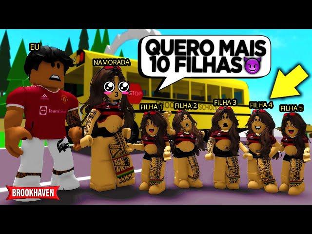 Minha NAMORADA está GRÁVIDA de 5 FILHAS GÊMEAS e... BROOKHAVEN RP Roblox