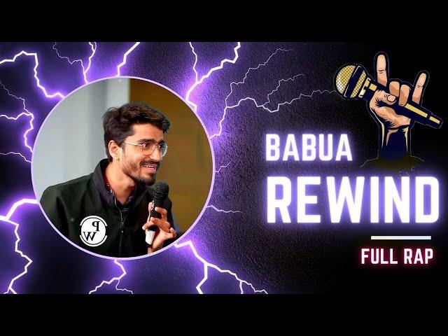 Babua Rewind: Udaan Batch's Epic Journey with Ritik Sir. | Rap by Anand Nawab.