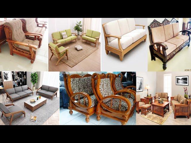 Top 50 Modern Wooden Sofa Design 2024 | Living Room Sofa ideas | Wooden Sofa Set | Modern Sofa ideas