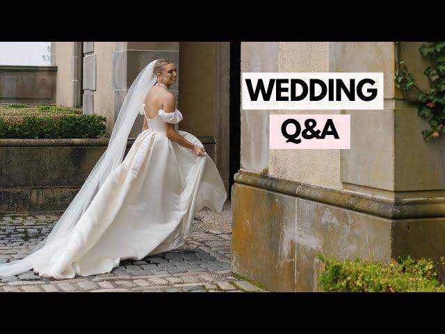 let's debrief on the wedding! + Q&A Answering your questions!