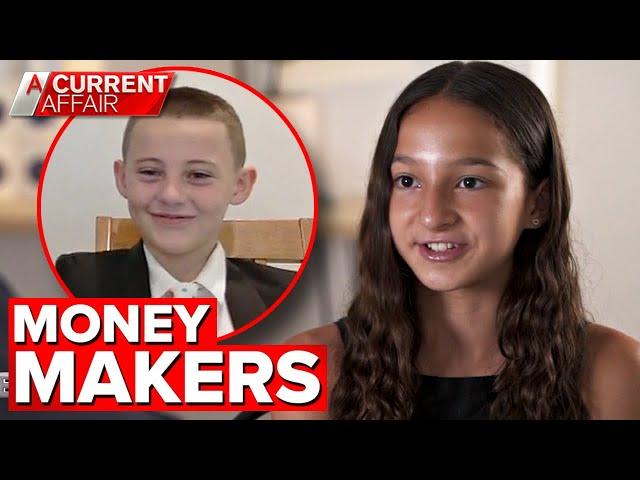 Child entrepreneurs turning ideas into money making businesses | A Current Affair