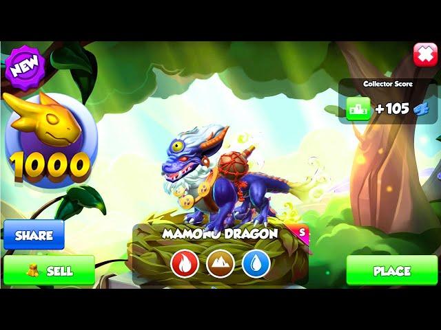 Hatched Mamono Dragon-Dragon Mania legend | Got 1000 Dragon Badge | DML