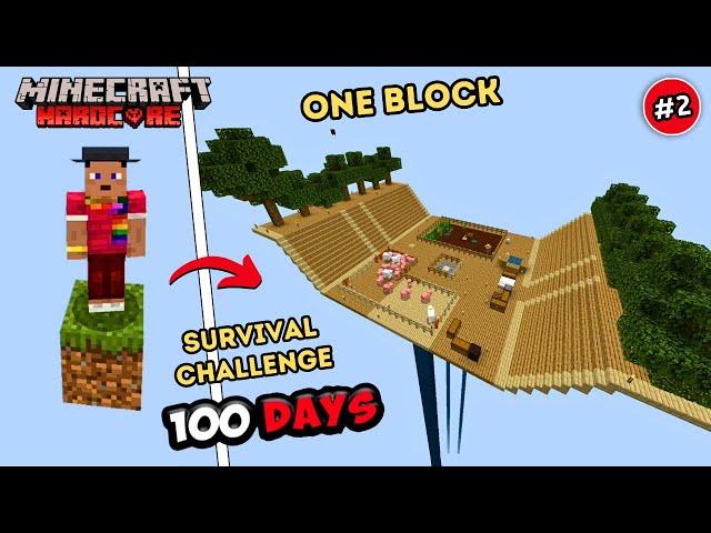 EP2 I Made Food Farm in Survival Series One Block | Minecraft Pocket Edition (Hindi)