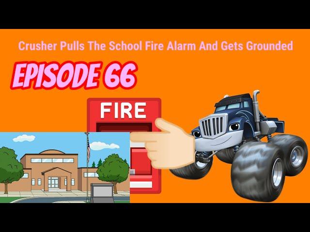 Crusher Pulls The School Fire Alarm And Gets Grounded (Feat. @GuppyBuddyFan2020)