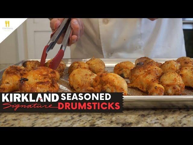 Kirkland Signature Garlic Pepper Seasoned Drumsticks | Chef Dawg