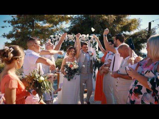 Laura + Alex // Short Film at the beautiful rustic Liopetro Wedding Venue, Cyprus