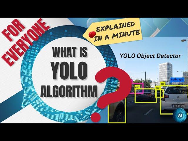 What is the YOLO algorithm? | Introduction to You Only Look Once, Real Time Object Detection 24