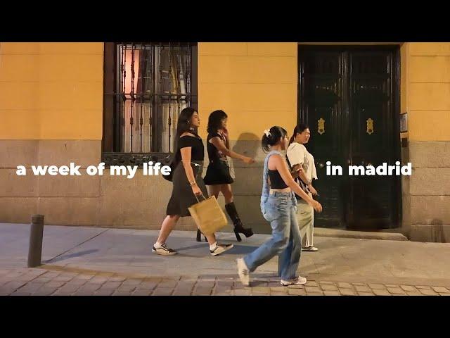 a week in my life in madrid, spain | work, studio, & living our best life vlog