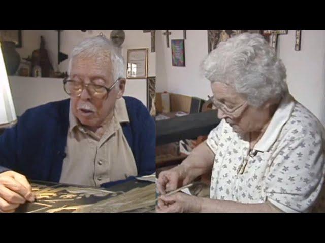 Unintentional ASMR   Eliseo Rodriguez Paula Rodriguez   Interview Demonstration Of Straw Art   Quiet