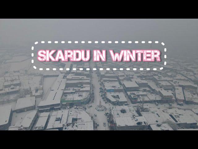 Winter In Skardu | Drone Video of Skardu Valley in Winter