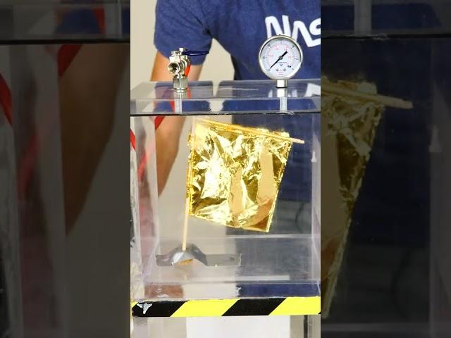 Waving Flag On The Moon Experiment