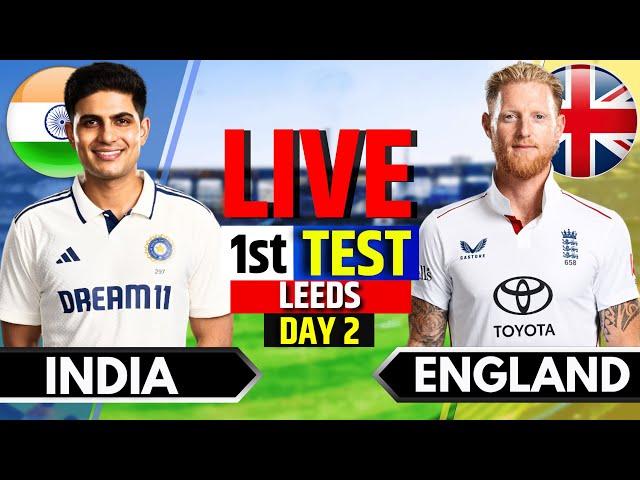India vs England, 1st Test, Day 2 | Live Cricket Match Today | IND vs ENG Live | 3rd Session