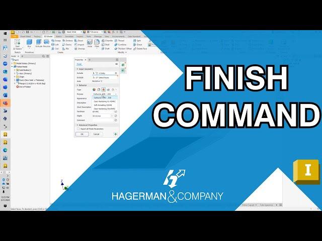 Finish Command | Autodesk Inventor 2025 Tips & Tricks