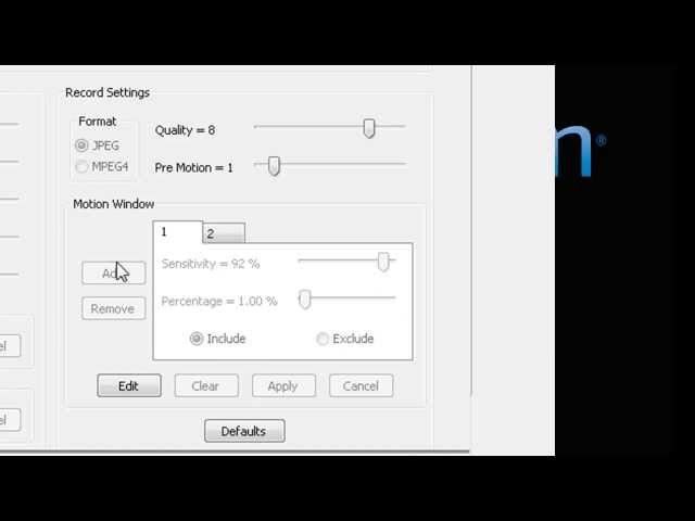 Camera Setup Page - exacqVision Online Training Series