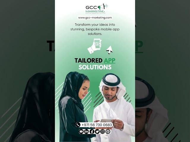 Tailored Mobile App Solutions by GCC Marketing in Dubai, UAE