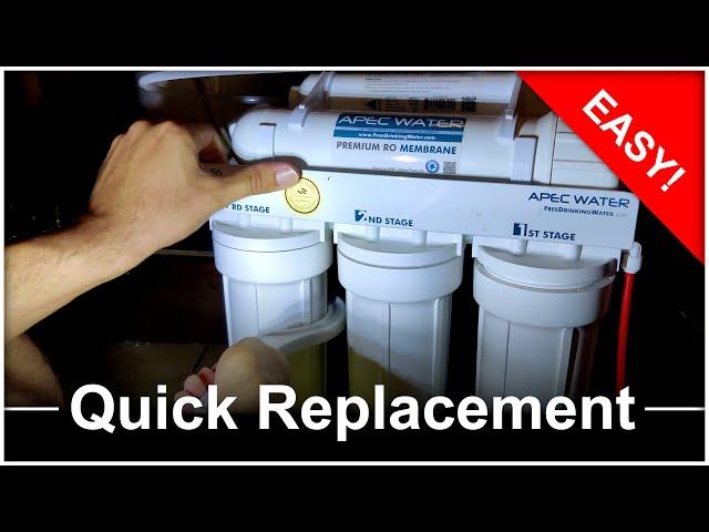 APEC RO Filter Replacement - Step by Step