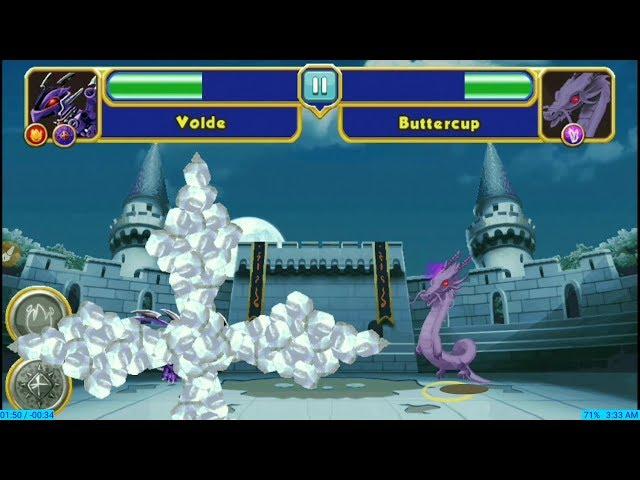 Dragon Mania - Max Dark Machine VS Max Dark Cosmos (Buttercup) The Gaurd of the lost tower