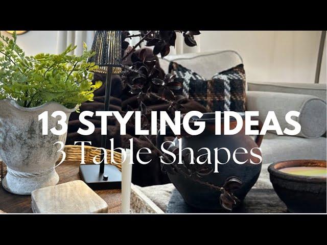 13 Beginner level living room stying ideas | Coffee Table styling and Living room Tour