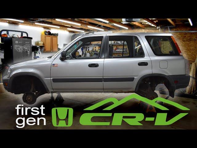 LOW MILEAGE RUST BUCKET  rebuilding neglected Honda CR-V!  Part 1